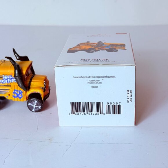 Christmas Disney Pixar Cars Ornament Miss Fritter By Hallmark Keepsake 2019 - Picture 13 of 15